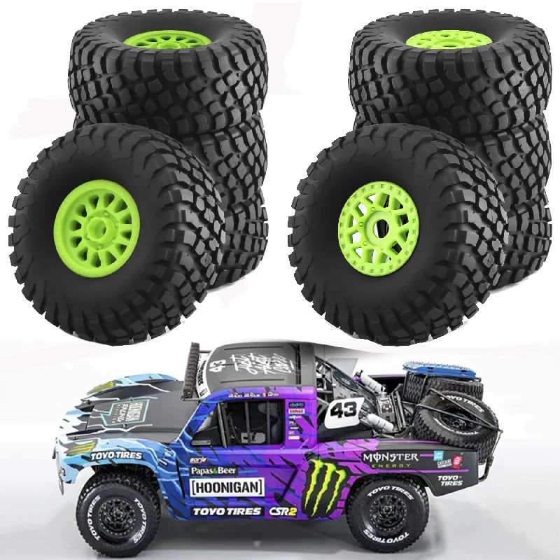 138Mm 1/7 Desert Short Course Truck Tire 17Mm Wheel Hex Per Arrma Mojave Traxxas Udr Yikong Df7 Atom Fs Off-Road Buggy Rc Car