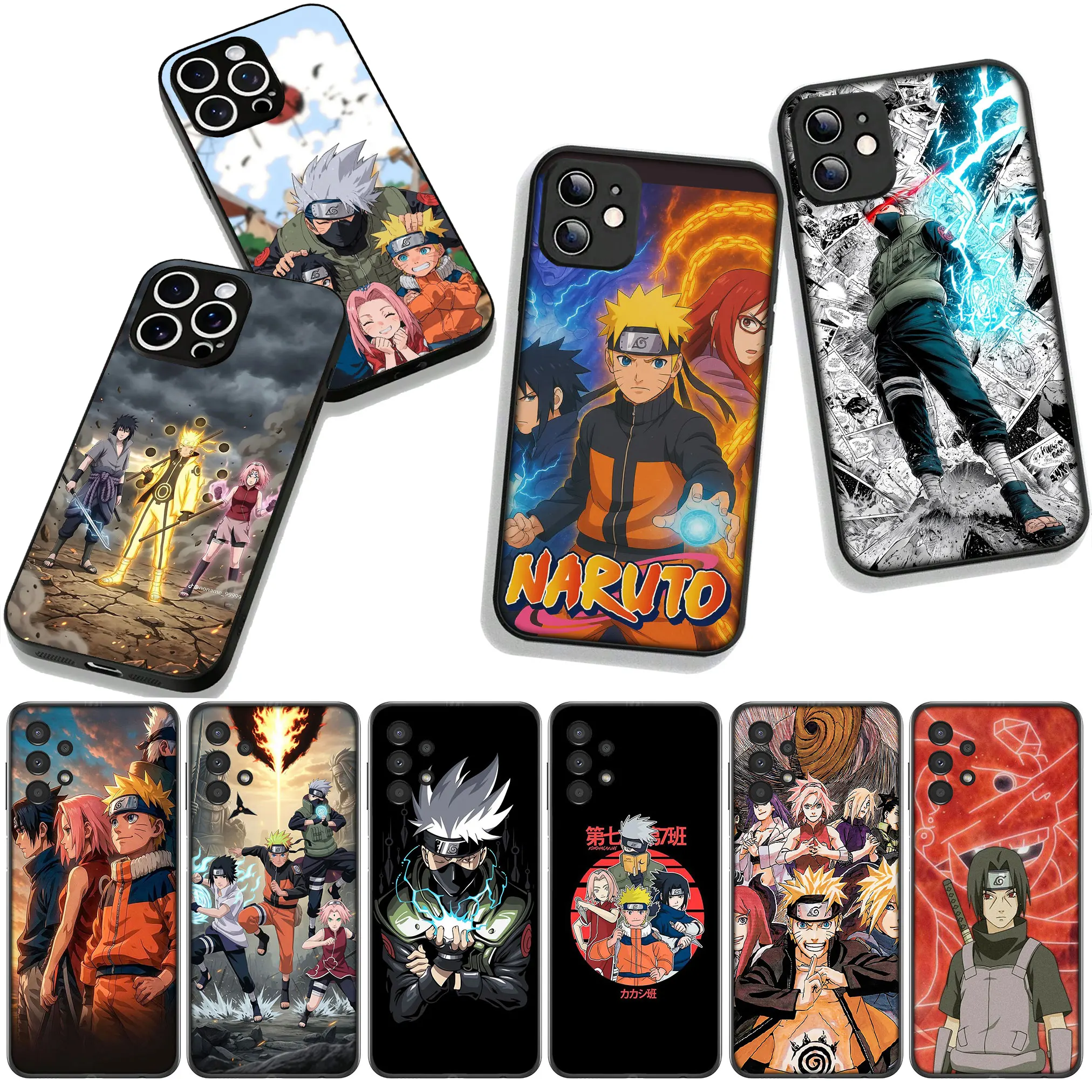 Naruto Character Design Phone Case Cover