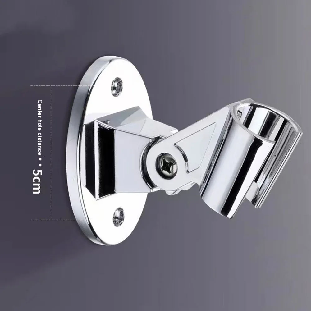 Shower Bracket Wall Mounted Adjustable Shower Holder Fixed Base Shower Head Holder Bathroom Shower Mounting Bracket Parts 360°shower bracket adjustable non porous bracket wall mounted shower storage rack bathroom accessories