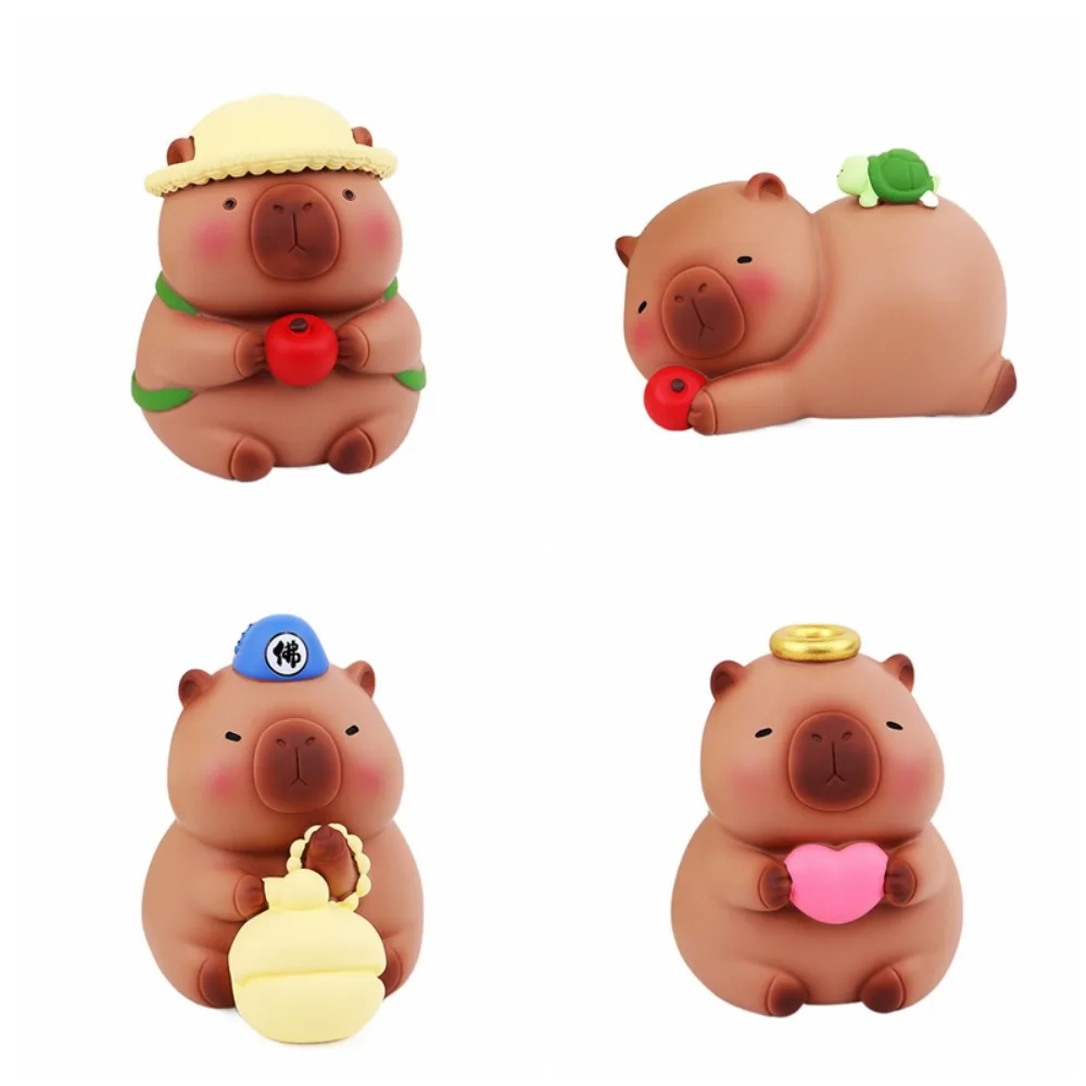 Savings Tank Capybara Piggy Bank Large Capacity Decorative Capybara Money Boxes Collectible Model Capybara Kids Storage Box