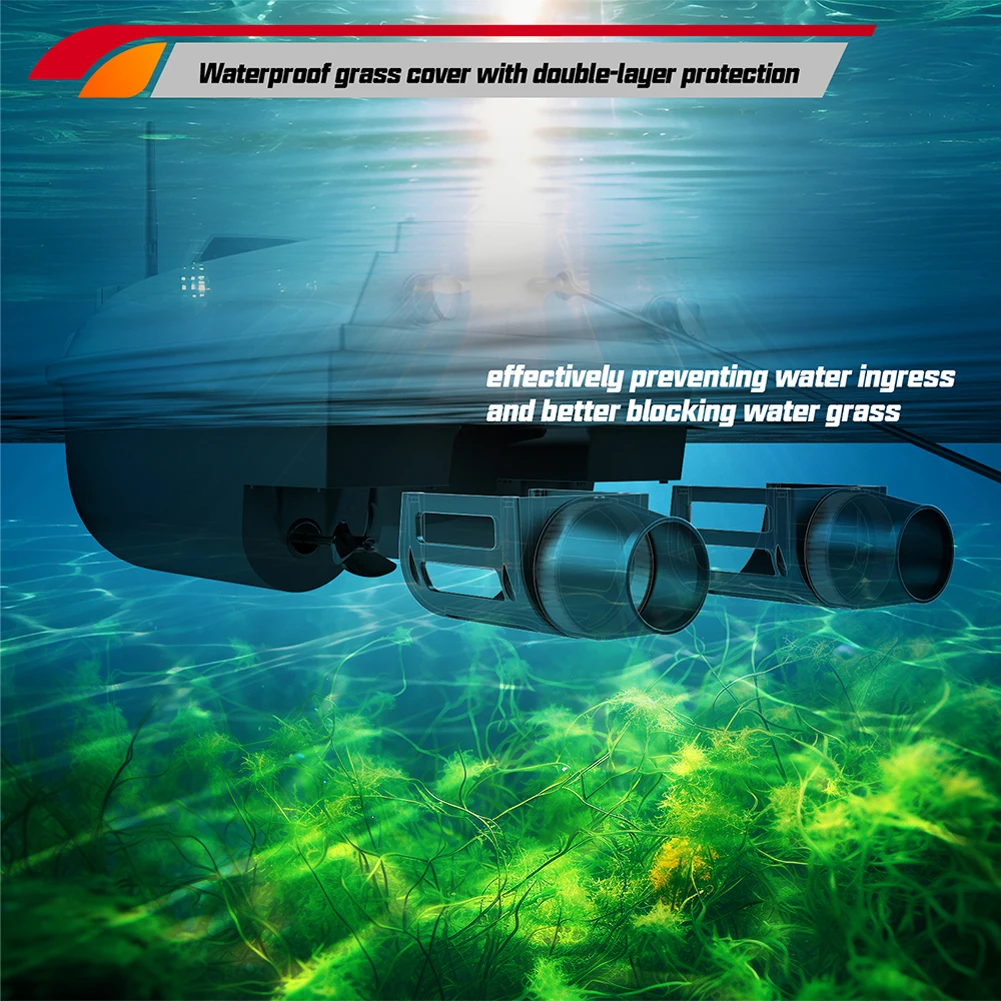 800m GPS Fishing Bait Boat 9 Fishing Grounds 180 Points Bait Boat 6.6lbs Loading Support Automatic Cruisel for Outoor Fishing
