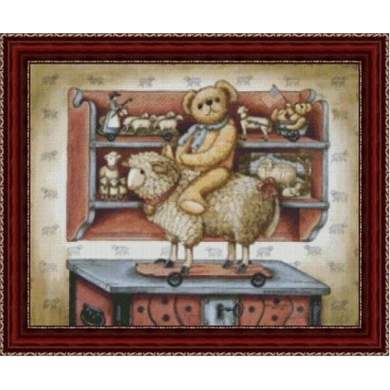 Cross Stitch Kit 3669 Cross-stitch Christmas Products DIY Craft Embroidery Fabric Thread Set Hobby Adult