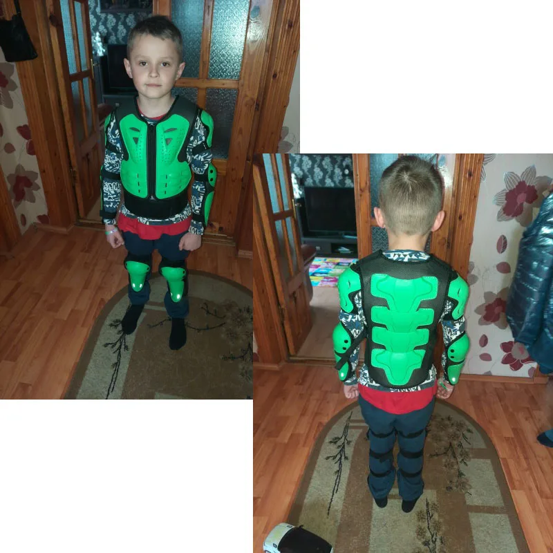 Children Rollerskating Skiing Full Body Protector Kids Riding Jacket Motocross Gear