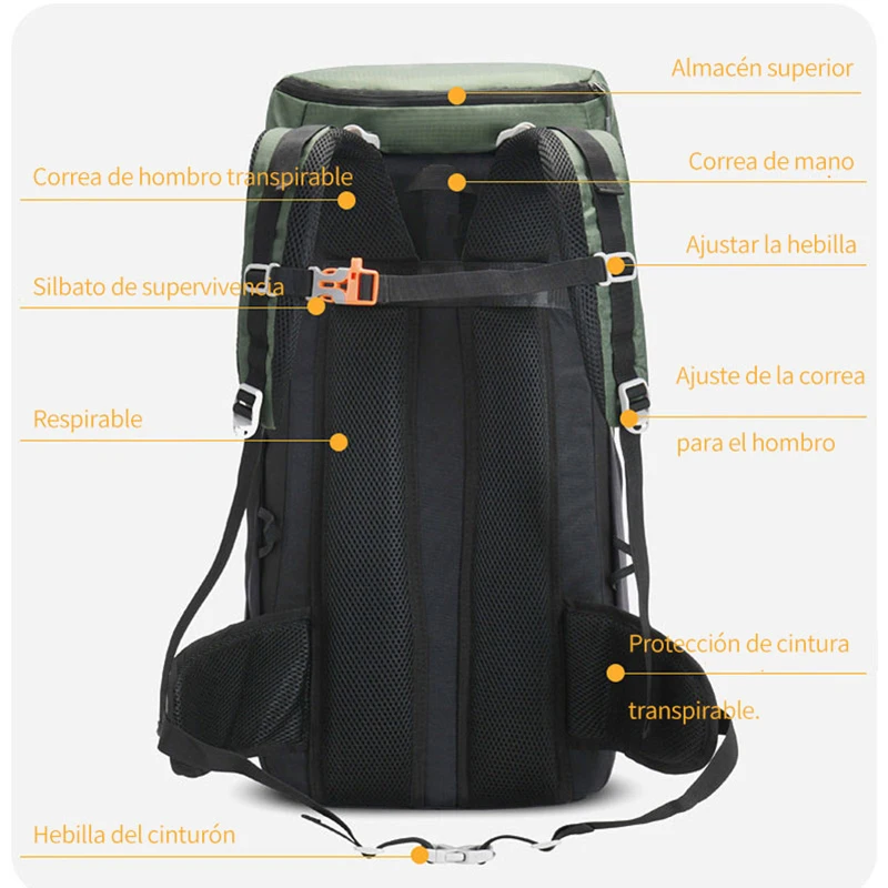 Mochila de Montaña (50L) de Aliexpress 🎒