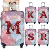 Stretch Fabric Luggage Cover Suitcase Protector Baggage Case for18-32 Inch Suitcase Case Red Rose Series Travel Organizer 1
