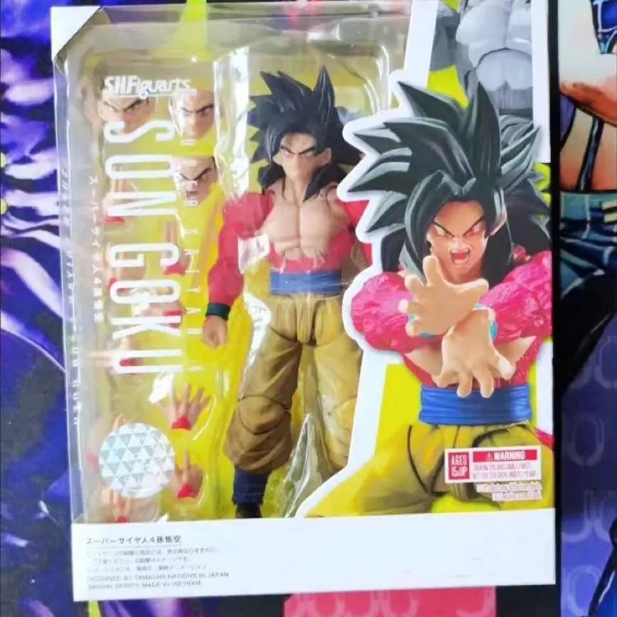 Bandai espíritos shf dragon ball gt super saiyan 4 filho goku kawaii anime  figura modelo dos desenhos animados figura de ação crianças brinquedos  colecionáveis - AliExpress