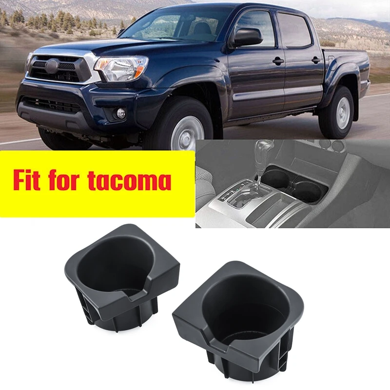 Console Box Cup Holder Insert Black 66991-35030 for 2014-2021