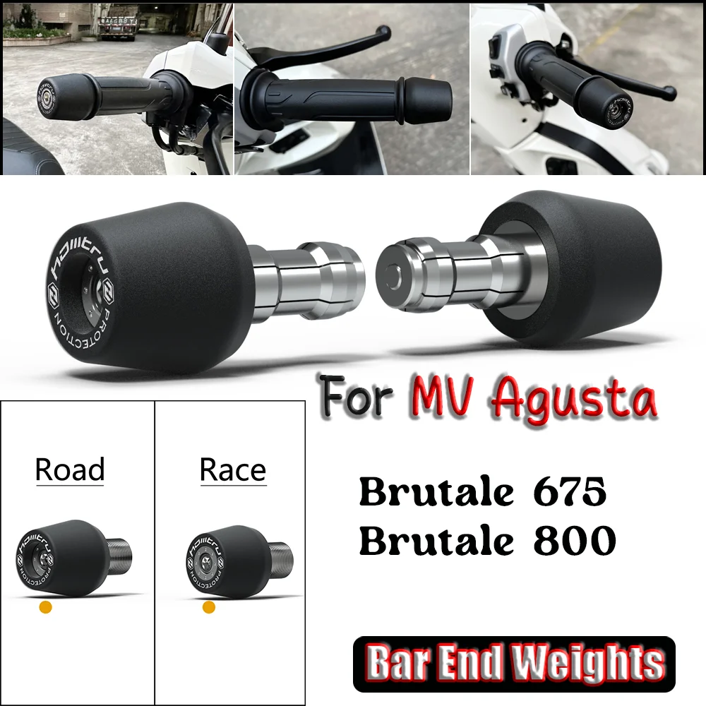 

For MV Agusta Brutale 800 /RC/RR Motorcycle Handlebar Grip End Handle Plug Weights Slider Plug Handle Bar End Weight Grips Cap