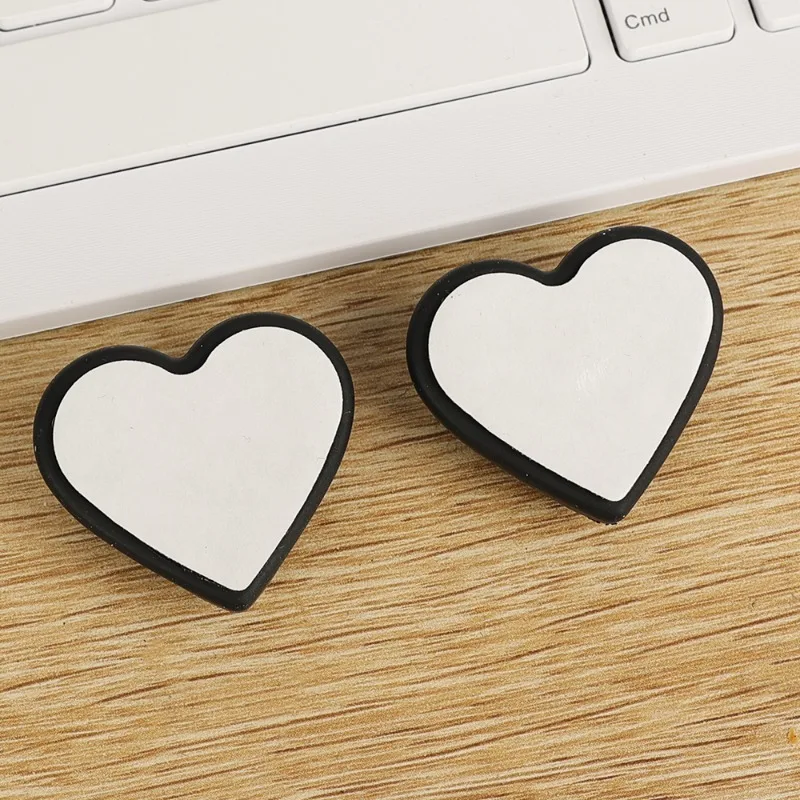 1/10Pcs Heart Shaped Wire Organizers Desktop Cable Winder Self-adhesive Cord Management for Earphone USB Cable Management Clips images - 6