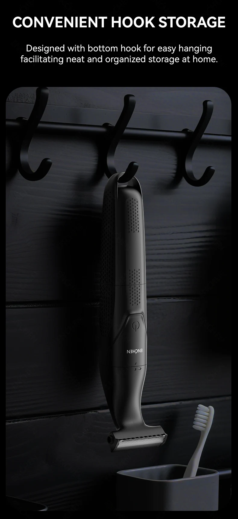 ENCHEN Spark 5 Waterproof Electric Shaver and Body Trimmer description image 12