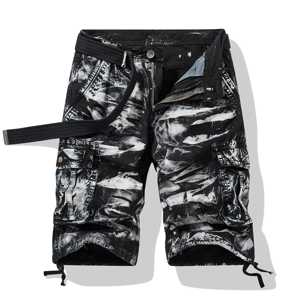 Men's Wholesale Summer Loose Casual Camouflage Work Shorts Large Size Multi-pocket Men's Five-point Pants