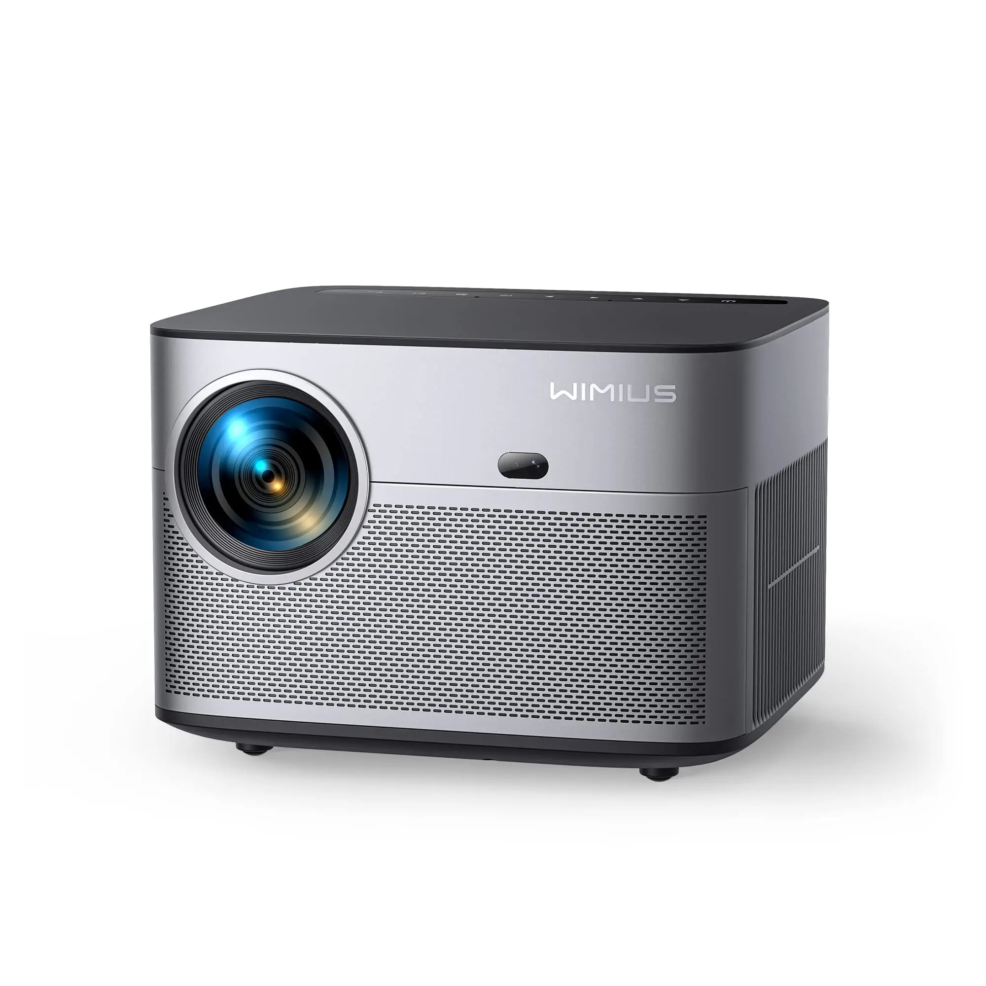 Wimius projektor nativní 1080P plný HD 4K podporované 500 ANSI 15000L WIFI 6 Bluetooth auto focus/keystone outdoorové film proyector