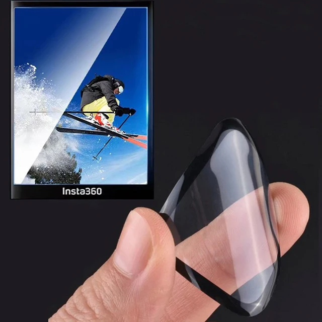 Pour Insta360 X5 X4 couvercle de protection d'objectif en Silicone souple capuchon d'objectif de caméra panoramique protecteur d'écran pour Insta 360 X4 X5 accessoires 2