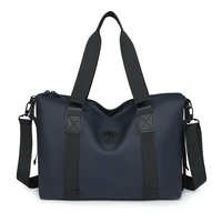 Travel bag Men's and women's tote bag Large capacity travel duffel Yoga exercise Oxford cloth waterproof fitness bag - Image 2