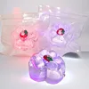 Super Cute Flash Transparent Cat Paw Squeeze Slow Rebound Toy Cartoon Glowing Crystal Cat Paw Soft Sticky Stress Relief Toy Gift 4
