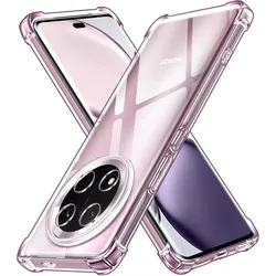 Crystal Clear Shockproof Silicone Soft Case - Thin, Transparent Protective Cover for Honor X9c 5G (Transparent)