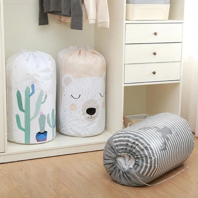 Húzózsinór Paplan Ruhák Tároló Táska Nagy Kapacitású Takaró Táskák Porálló Szekrény Alsó Ágynemű-Tároló Tárolás - Image 2