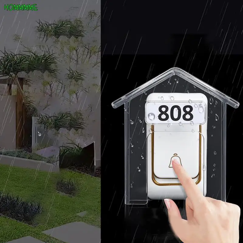 Waterproof Cover for Wireless Doorbell 1pc wireless doorbell cover