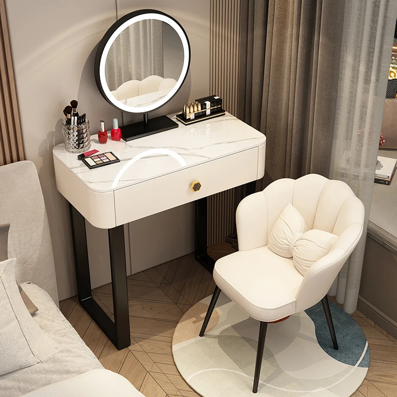 

Organizer Drawer Dressing Table Living Room Luxury Wood Decorative Manicure Dressing Desk Women Penteadeira Hotel Furniture