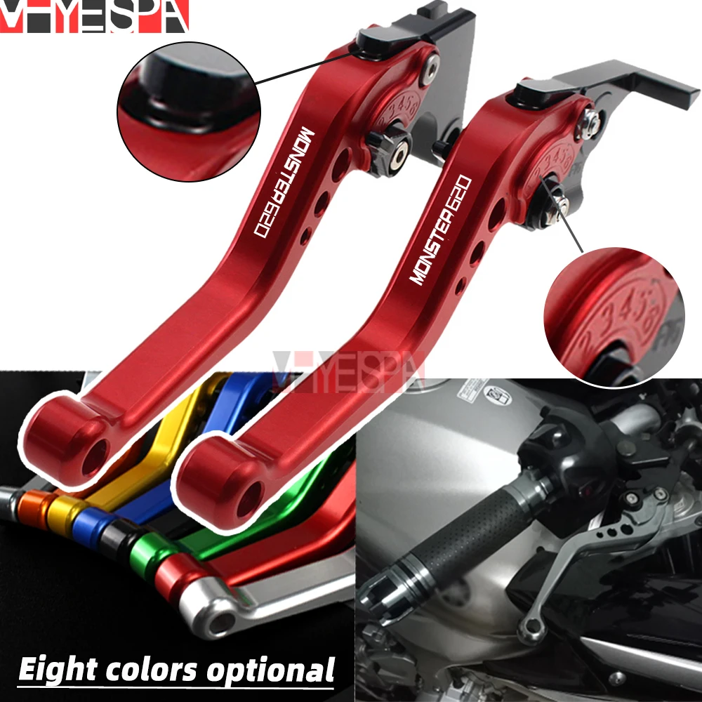 Moto Maniglie Regolabili Leva Corta Per Ducati 620 Monster 620 Mts 2003 2004 2005 2006