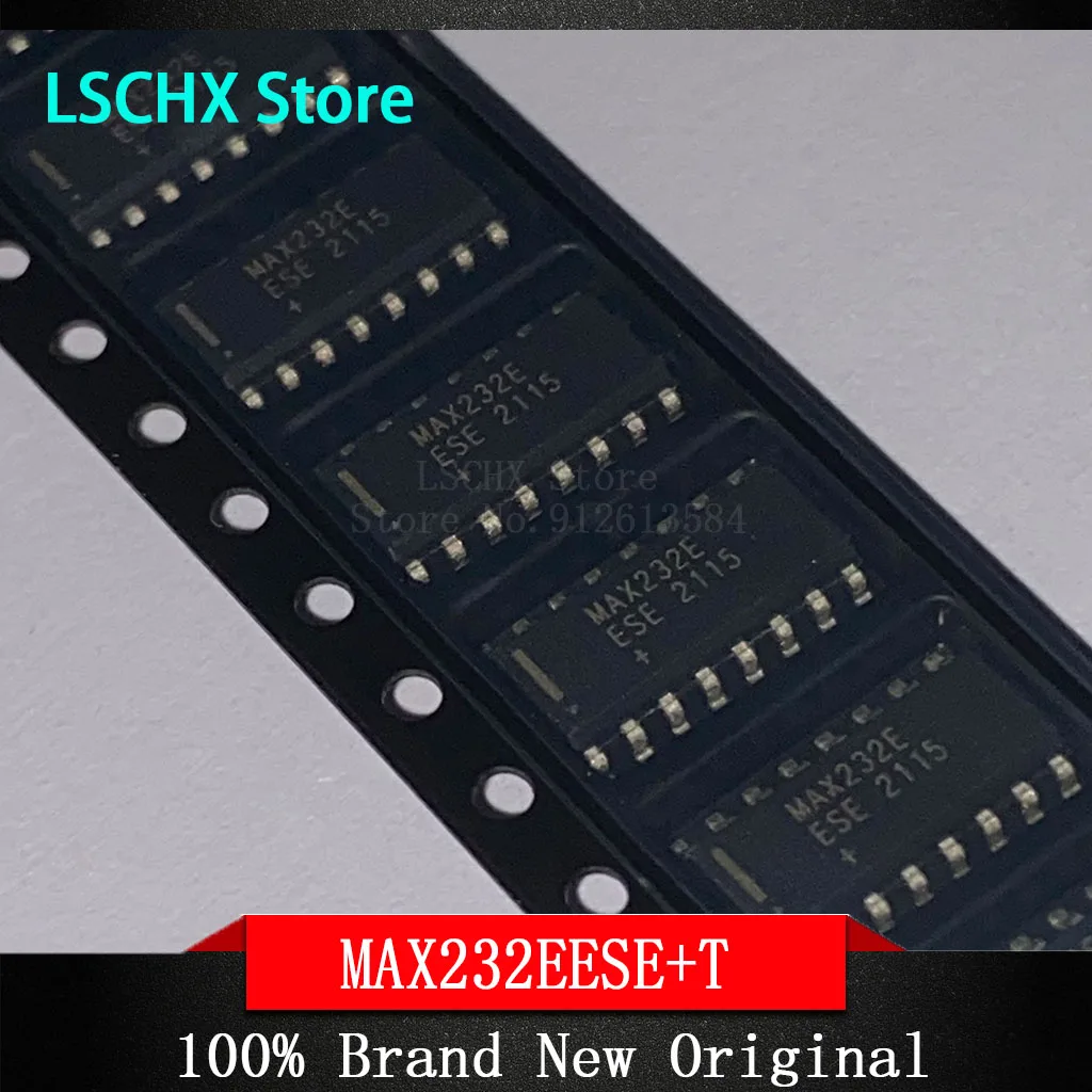 

10 шт MAX232EESE + T MAX232EESE + SOIC-16 ± 15kVESD защищенный, + 5VRS-232 трансивер