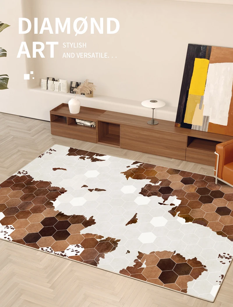 

Home Large Area Bedroom Carpet Modern Living Room Sofas Coffee Tables Rugs Simplicity Room Decoration Carpets Non-slip Bath Mats