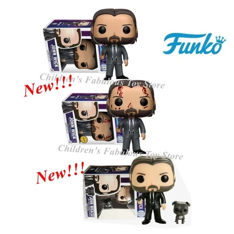 Funko POP JOHN WICK 387# 580# Vinyl Action Toy Figures Collectible