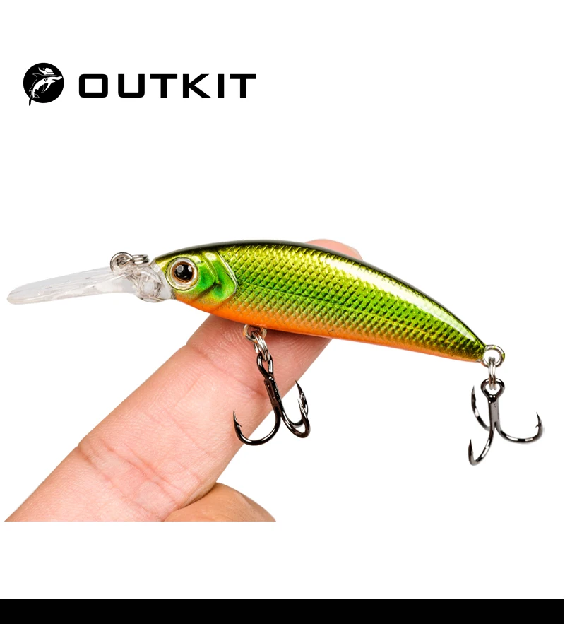 OUTKIT 1PCS Sinking Minnow Angeln Locken Crankbait Harten Köder 6g8,5g10g Künstliche Köder Angeln Wobbler Schwimmen Karpfen für Bass – Detail 1