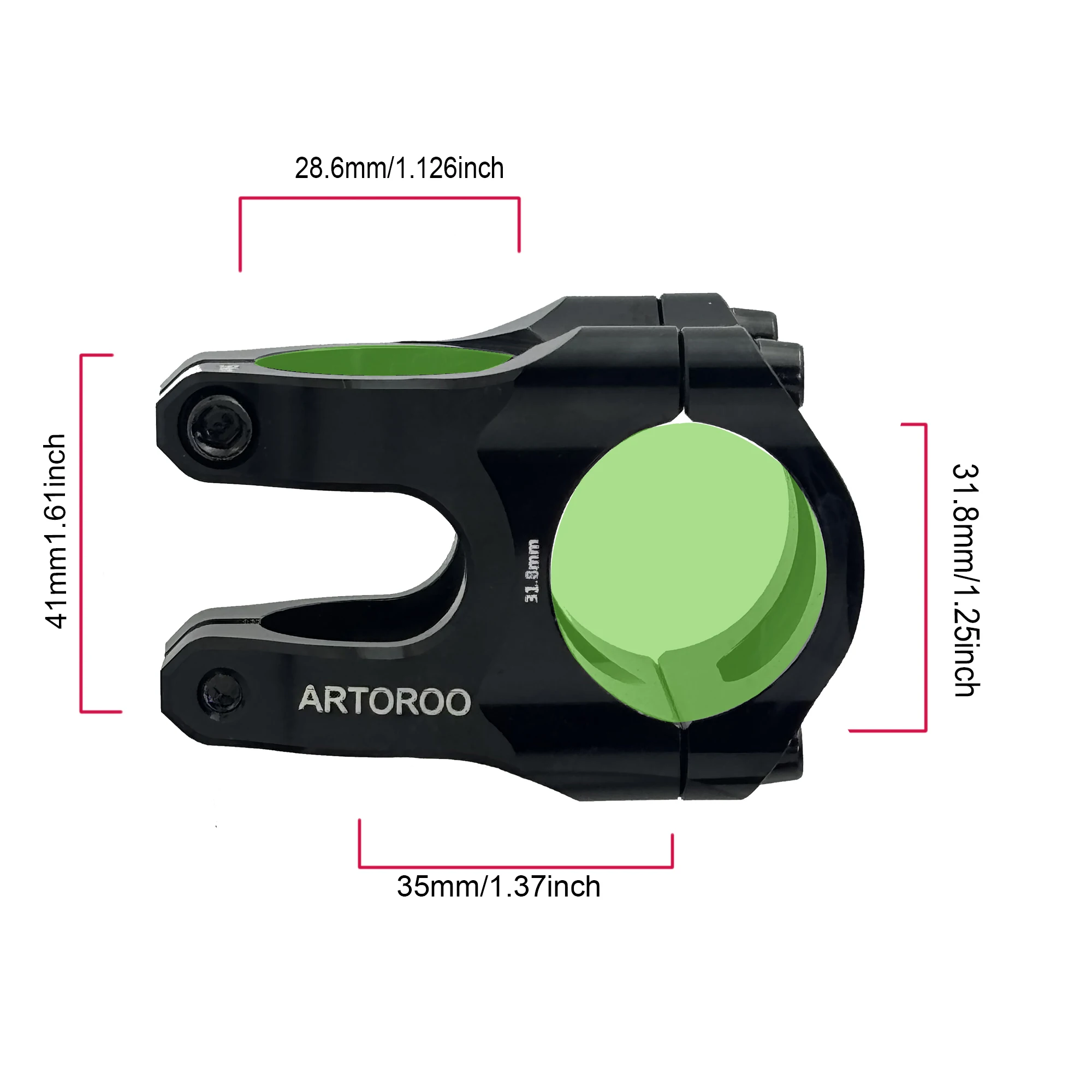 Mtb Power Stem Road Bike Mountain Bicycle Bridge Short 35mm Rod Handlebar Table Adjustable Stem Riser 31 8 Cycling