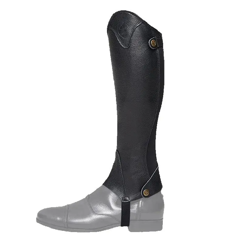 half-chaps  Leather half-chaps for men and women, comfortable and breathable Knight equipment  Protect knight leg
