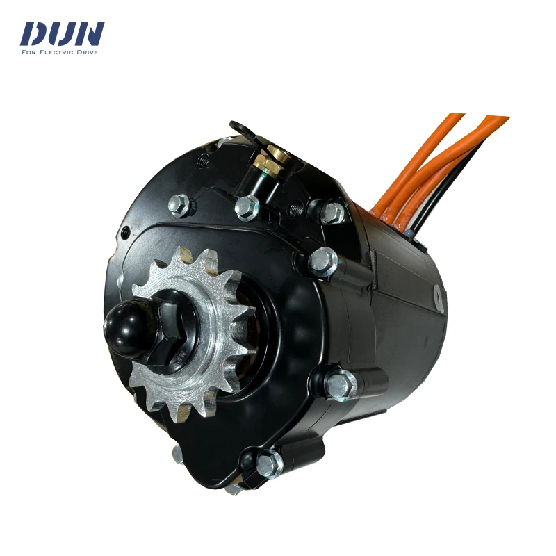QS138 90H 4000W V3 Liquid Cooled PMSM Motor With Reduction Gears Box,Better Temperature Resistance
