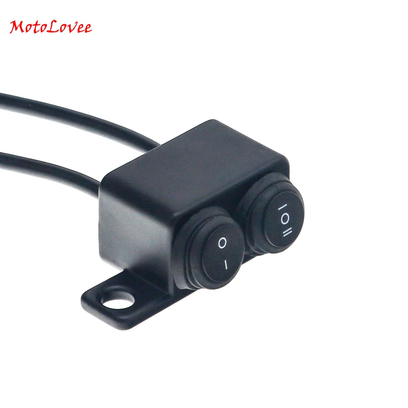 MotoLovee Motorcycle Switches Connector Handlebar Switches On/off ...