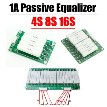 1A Balance board passivo 4S 8S 16S li-ion LiFePO4 batteria al litio BMS equalizzatore 12V 24V 48V 60V 18650 26650 21700 32650 celle