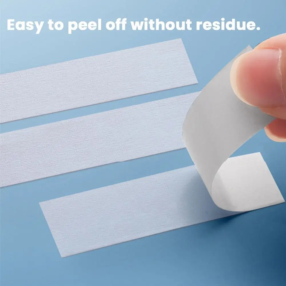 간단한 강한 점도 양면 테이프 흰색 초박형 강한 테이프 스티커 접착 테이프 학교/가정/사무실