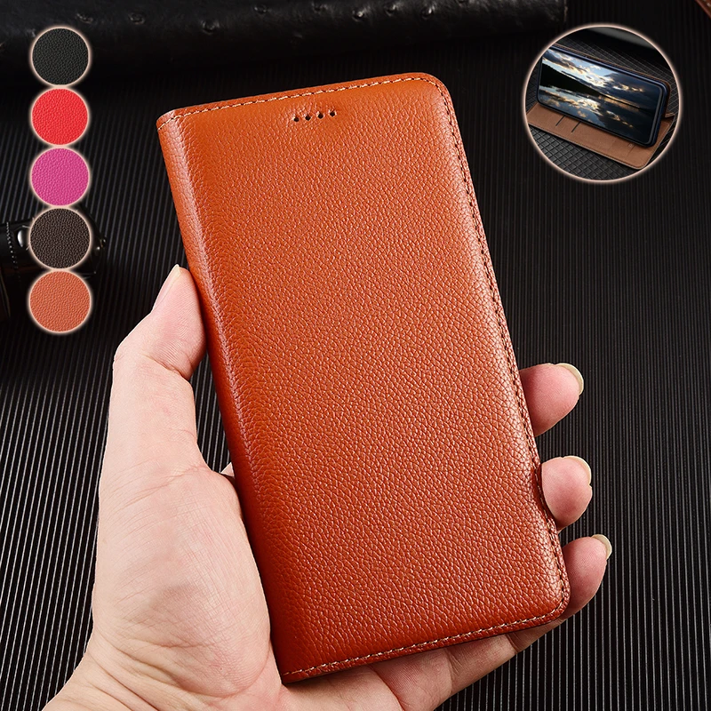 

Luxury Genuine leather Phone Cases For Vivo Y21S Y33S Y55S Y21 Y20 Y12 Y15 Y17 Y72 Y52 Y53S Y76 Leather Flip Wallet Phone Cover