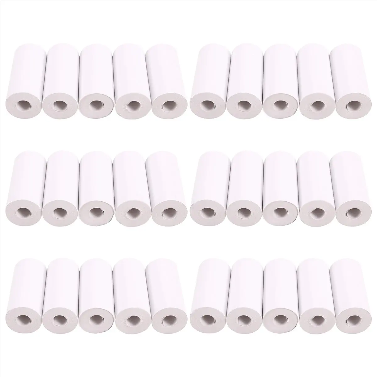 T28C 57x25mm 감열지 30 롤 화이트 어린이 카메라 인스턴트 인쇄 어린이 인쇄 용지 교체 액세서리 부품