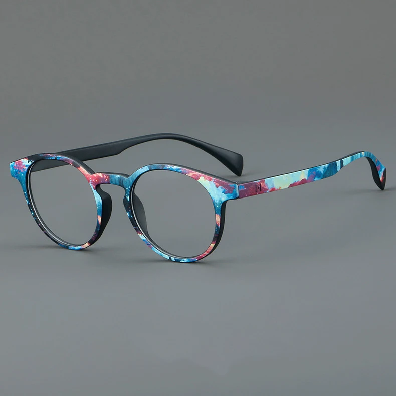 R57059 Regenbogen Tr90 Presbyopie Brillen Dame Trend Cat Eye Lesebrille Dioptrie +100 +200 +300 Optische Klare Brille – Detail 3