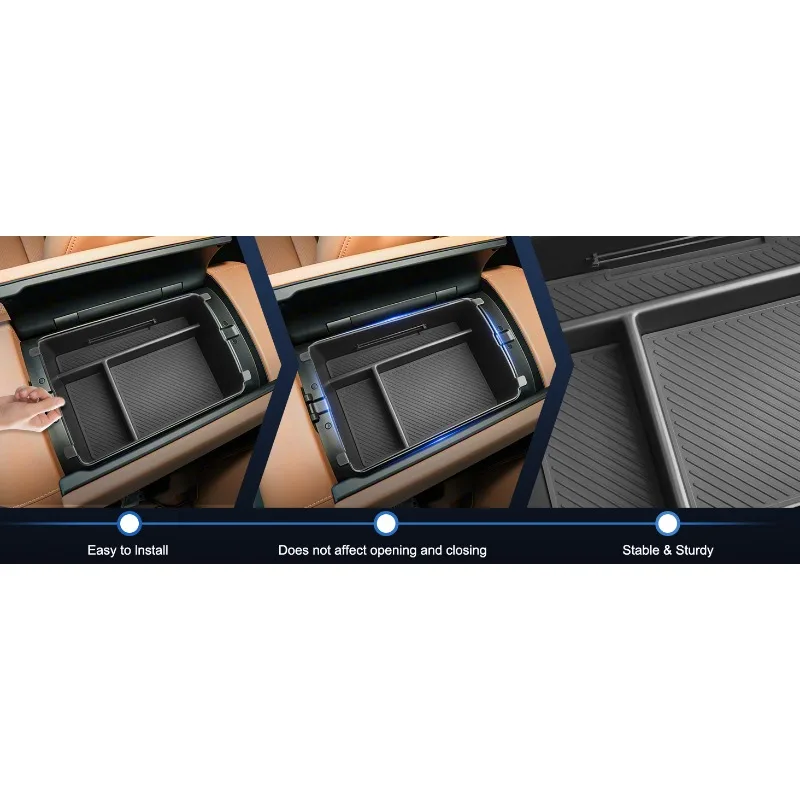 Für Hyundai Palisade 2026 Mittelkonsolen-Organizer Konsolenablage LX3 Obere Mittelkonsole Armlehnen-Aufbewahrungsbox (Nur für 7-Sitzer) – Detail 4