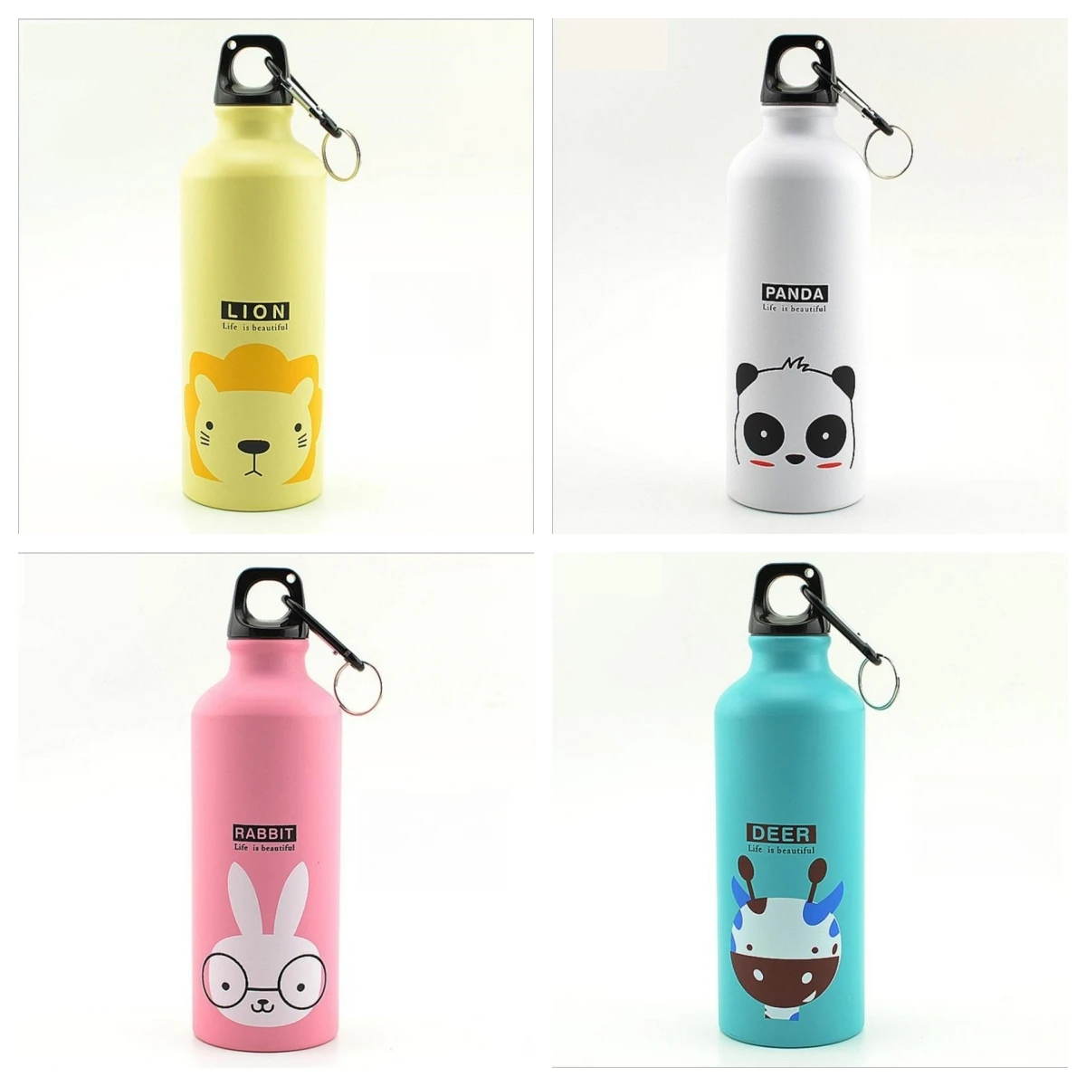 Bolttle Lovely Animals Creative Gift Outdoor Portable Sports Cycling Camping Hiking Bicycle School Kids Water Bottle 2