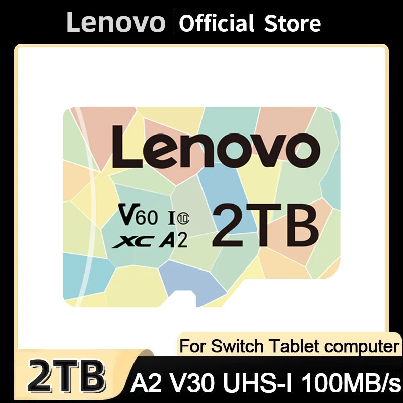 Lenovo Original Micro Tf Sd Card 2Tb Ad Alta Velocità Micro 1Tb Tf Sd Memory Card 128Gb Per Nintendo Switch Games Flash Memory Card