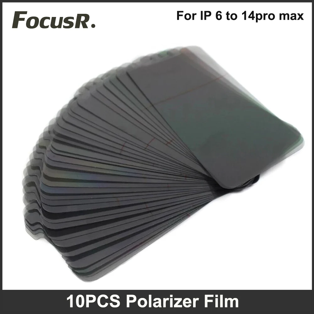 10pcsOriLCDScreenPolarizerFilmForiPhoneXXSXR1112mini13