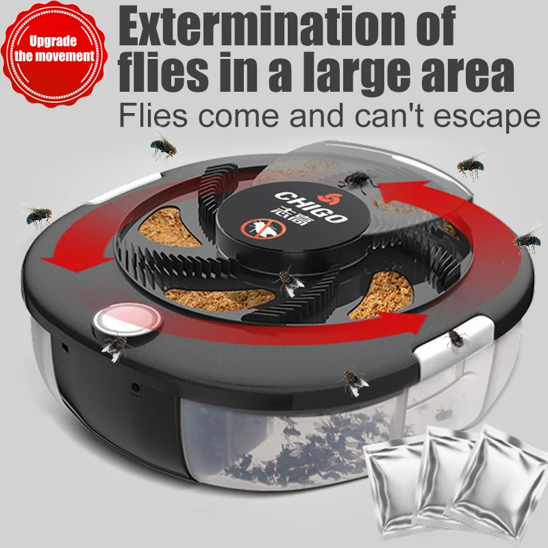 

Electric Mosquito and Fly Killer: Fully Automatic Insect Trap with Fruit Fly Attractant Mosquito Trap Fly Trap Fly Killer Tools