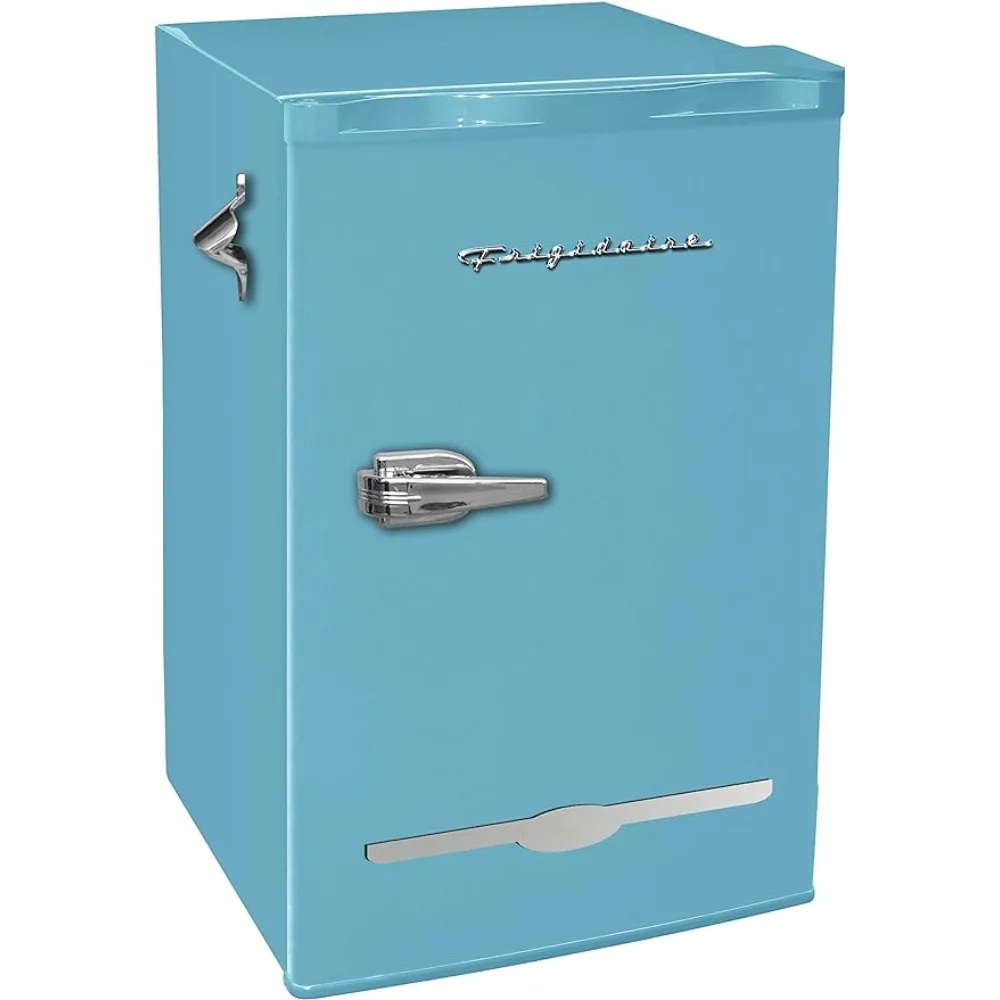 Frigidaire 3.2 Cu. ft. Retro Mini Fridge in Moonbeam Silver