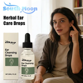 South Moon Ear Clean Drops Keep Clean Dissolve Earwax Reduce Discomfort Improve Listen Maintain Internal Health Ear Care Liquid 1