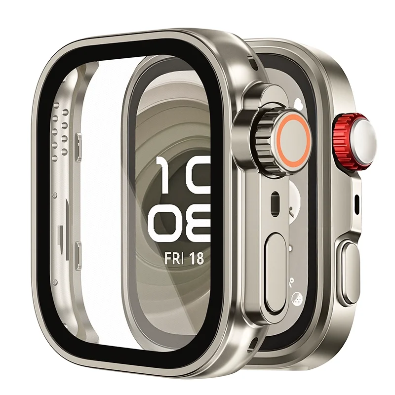 Ultra Protective Case with Tempered Glass Screen for Huawei Watch Fit Series