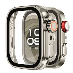 Ultra Protective Case with Tempered Glass Screen for Huawei Watch Fit Series (Starlight)