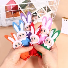 

Cute Mini Easter Doll 11CM Easter Elf Doll Baby Elves Doll Movable Arm Leg Doll Toy Easter Rabbit Doll For Children Kids Gift