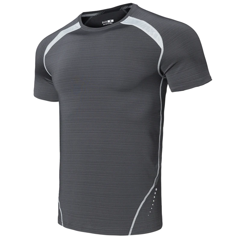 

Mens Sport Running Tshirts Workout Fashion Quick Dry Training Shirts Breathable Bodybuilding Gym Jerseys Short Sleeves