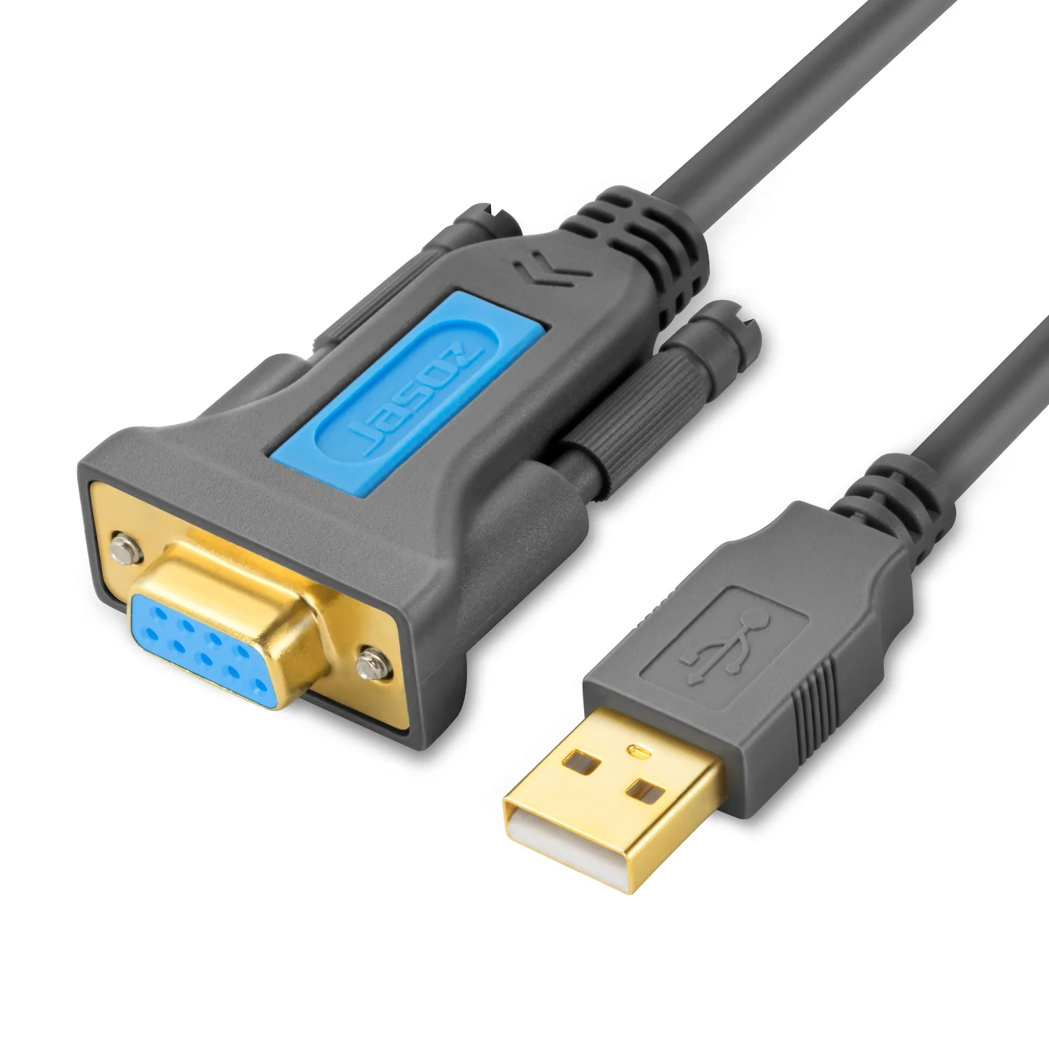 Jasoz Usb para Rs232 com Porta Serial Adaptador de Cabo Pda Db9 Pino Prolífico Pl2303 para Windows 8.1 10 Vista Mac os Cabo Usb Rs232