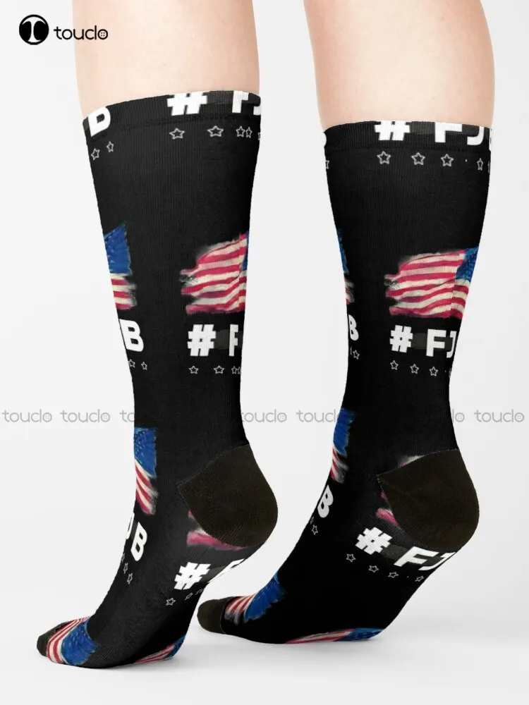 

Fjb Pro America Us Distressed Flag F Biden Fjb Socks Cozy Socks Personalized Custom 360° Digital Print Gift Harajuku Colorful
